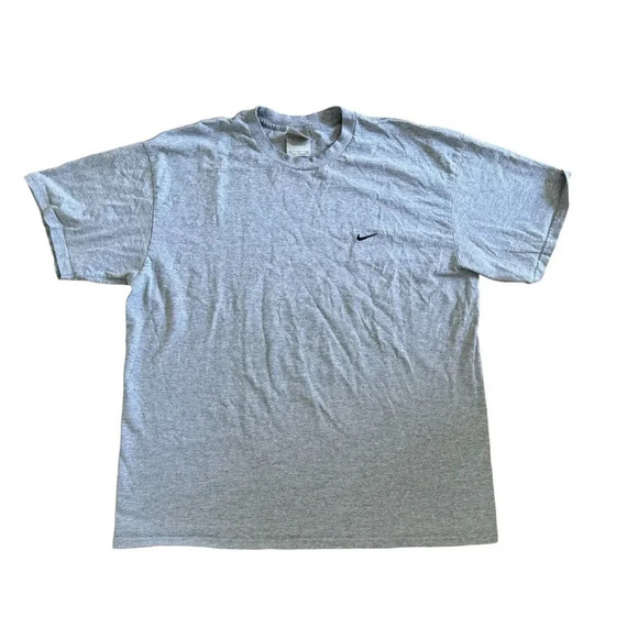 Nike Grey Short Sleeve Tee Top Crew Neck Size XL Men’s T-Shirt Classic - Picture 1 of 5